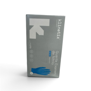 Guante Examinacion Nitrilo — Azul — Caja 100 un — Klinetix Talla L - C/100 Uni