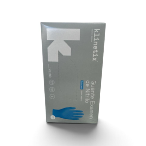 Guante Examinacion Nitrilo — Azul — Caja 100 un — Klinetix Talla S - C/100 Uni